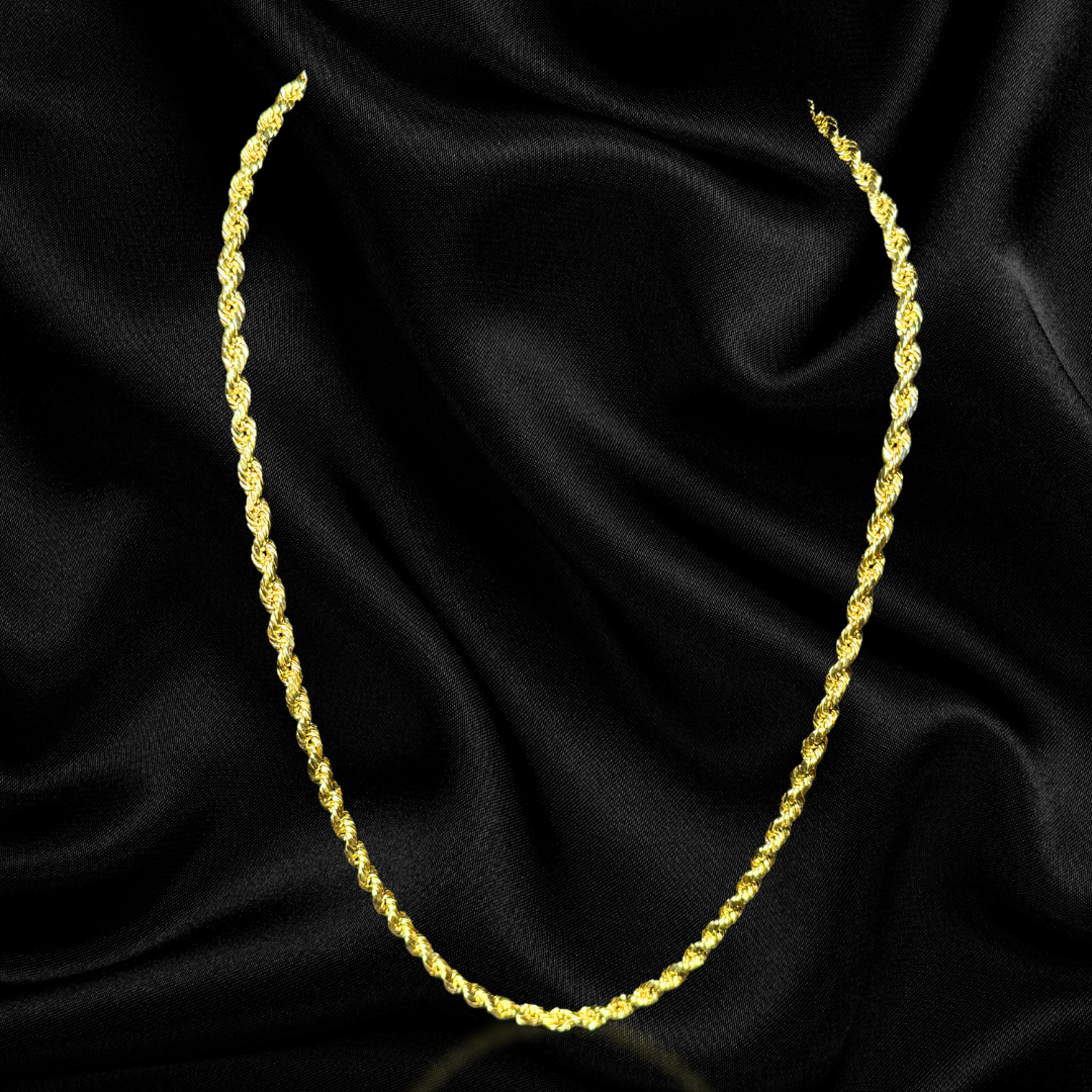 10k Hollow Rope Chain