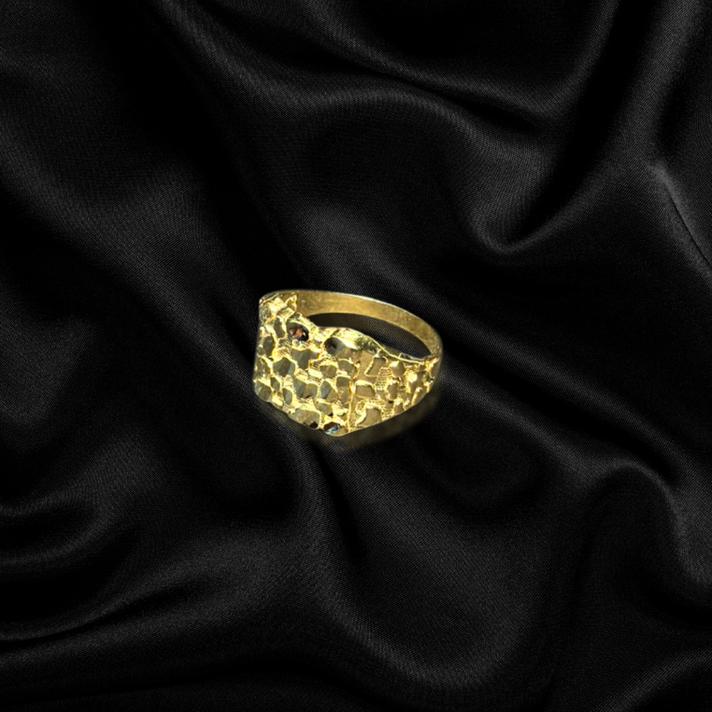 10k Medium Nugget Ring