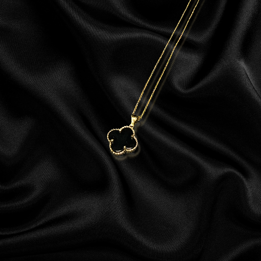 14k Black Clover Chain