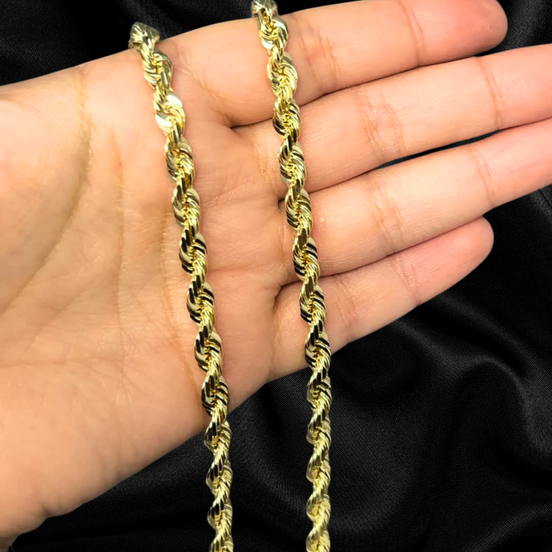 10k Hollow Rope Chain