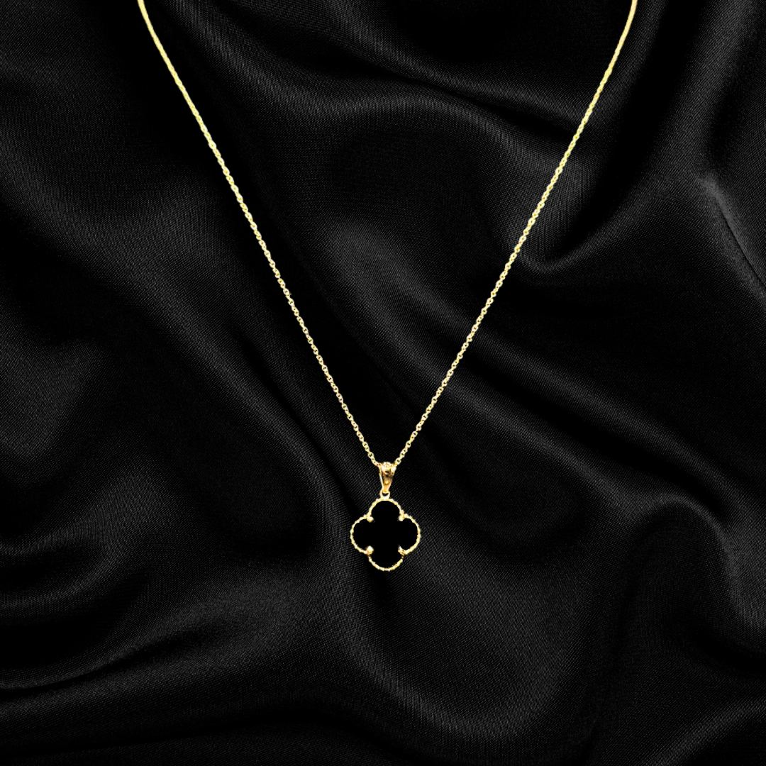 14k Black Clover Chain