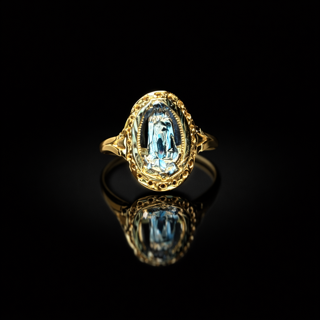 10k Lady Guadalupe Ring