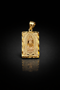 10k Small Virgencita Pendant