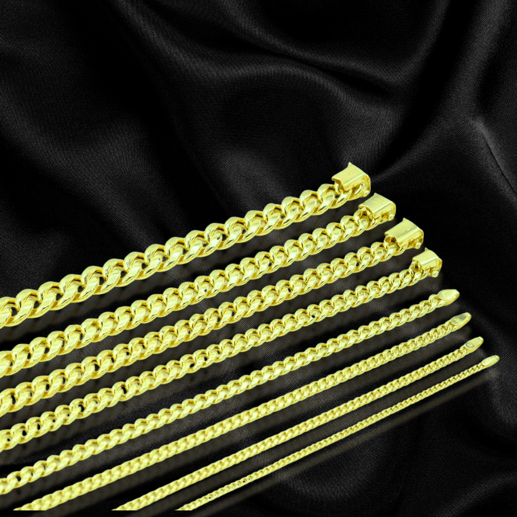 10k Hollow Miami Cuban Bracelet