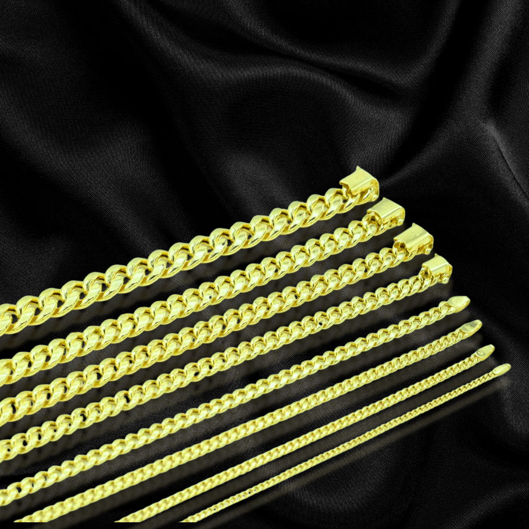 10k Solid Curb Bracelet