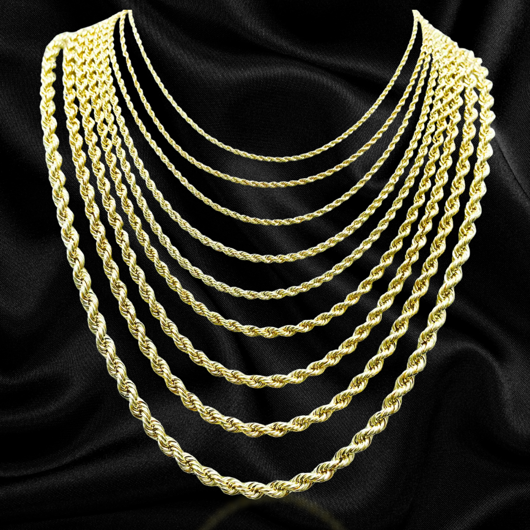 10k Hollow Rope Chain